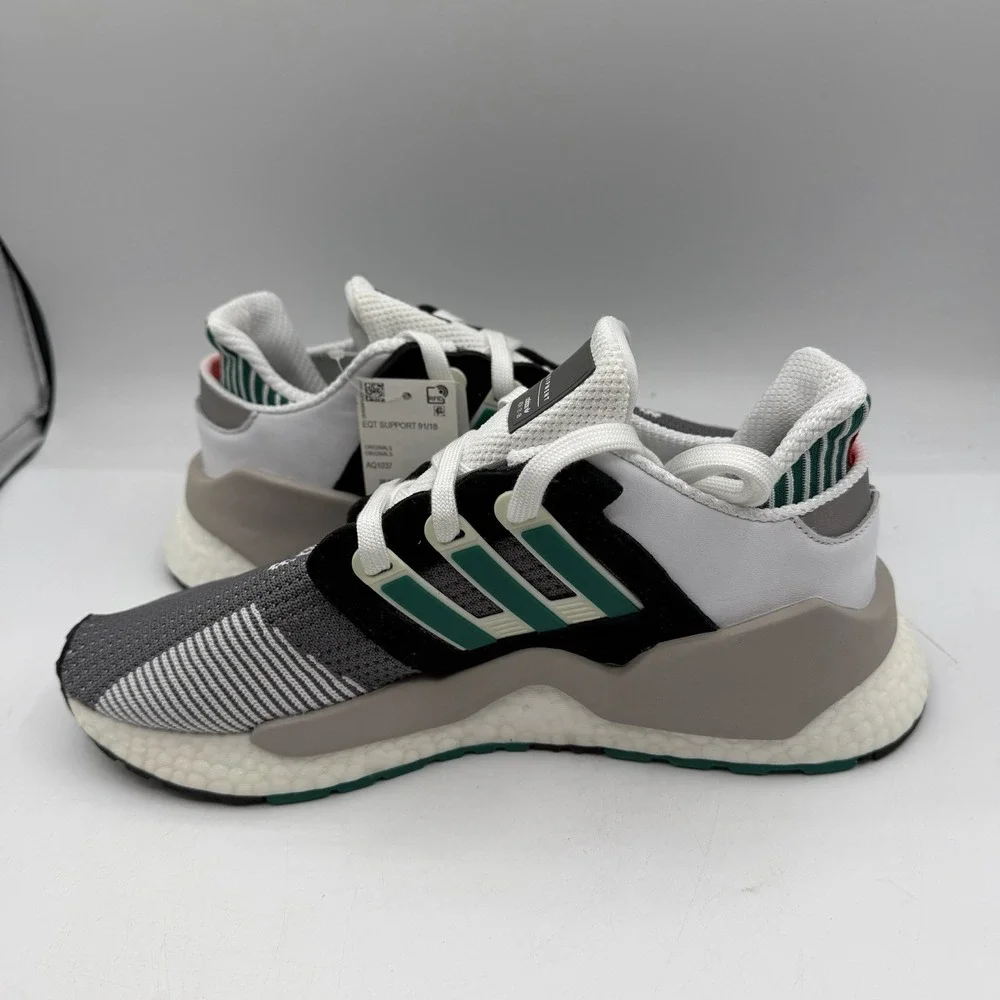 Adidas EQT Support 91/18 Shoes Men Sz 10 Black Granite Sneakers Originals AQ1037